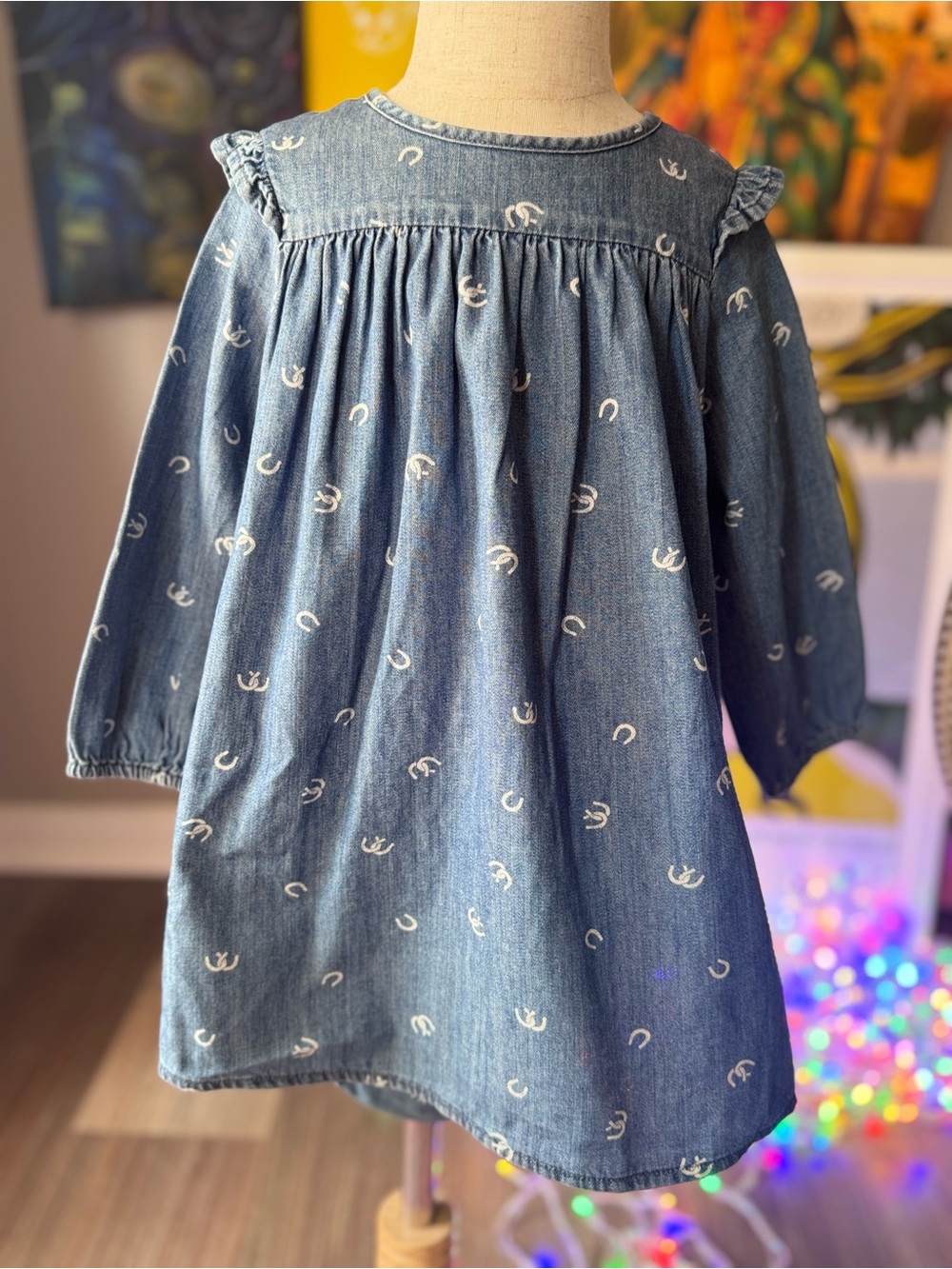 Wrangler Dress w/ Bloomers  2T NWT 100% cotton